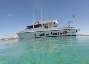 The Teaser boat for Paradise Scuba